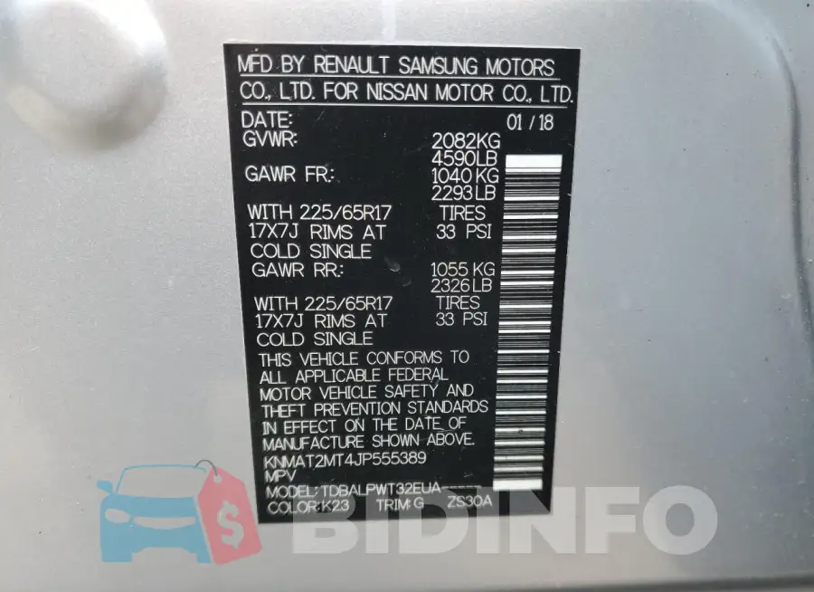 KNMAT2MT4JP555389 Photo# 13