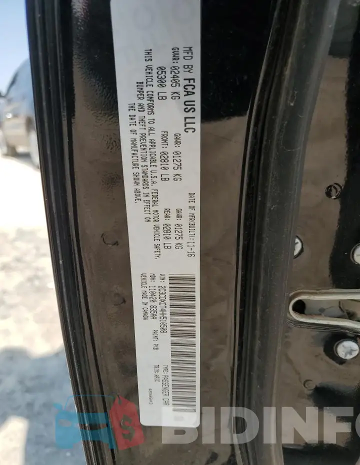2C3CDXCT4HH510508 Photo# 13