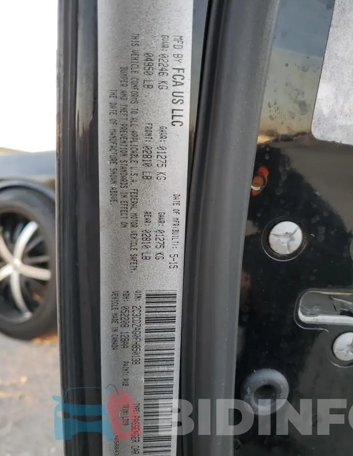 2C3CDZAG0FH850138 Photo# 12