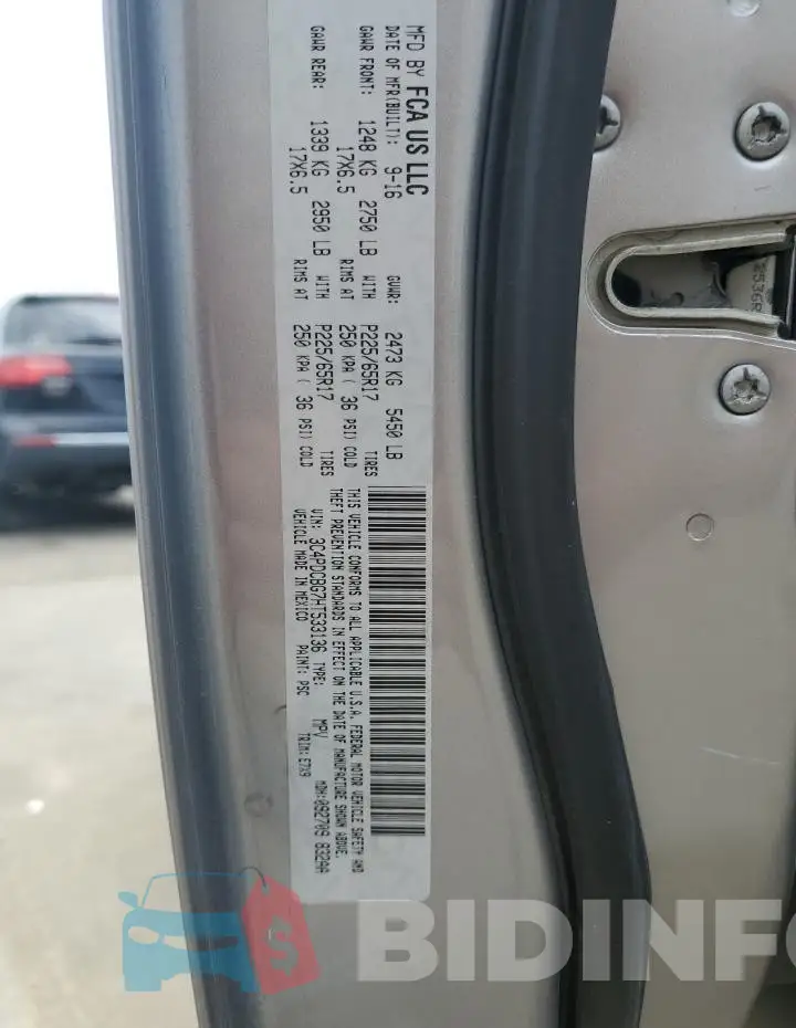 3C4PDCBG7HT533136 Photo# 13