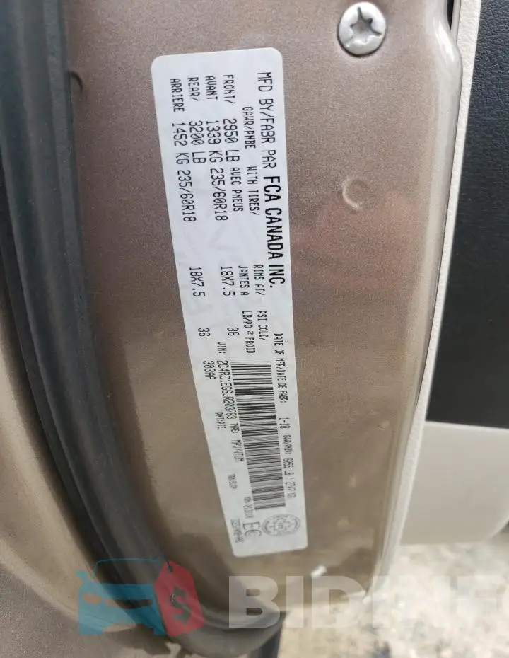 2C4RC1EG6JR203783 Photo# 14