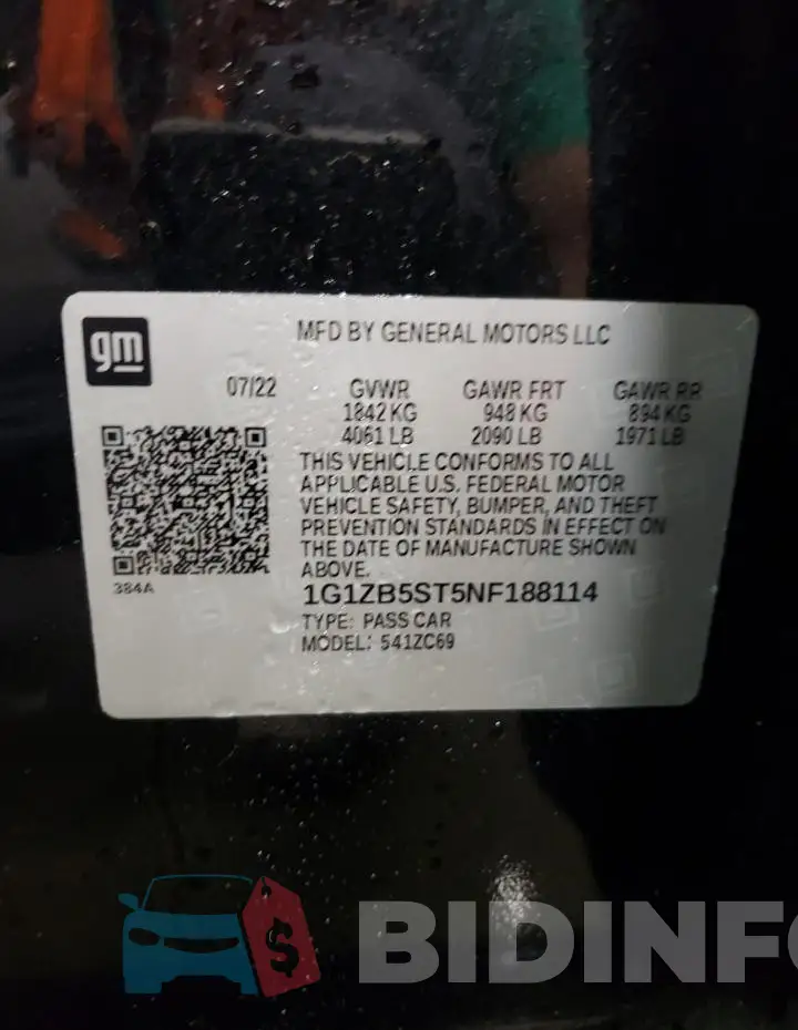 1G1ZB5ST5NF188114 Photo# 13