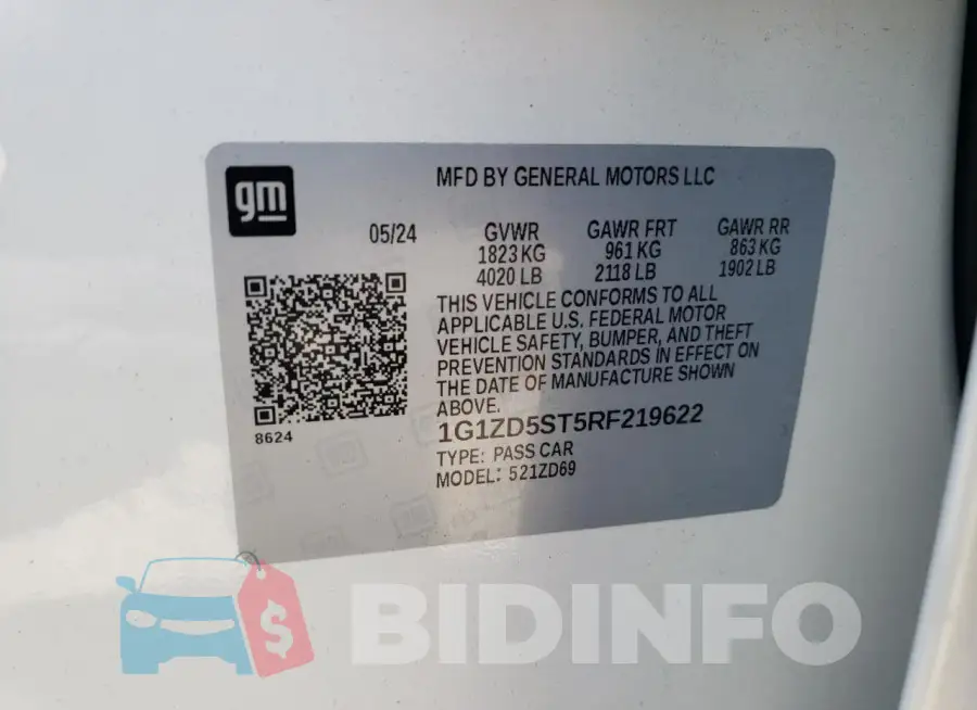 1G1ZD5ST5RF219622 Photo# 13