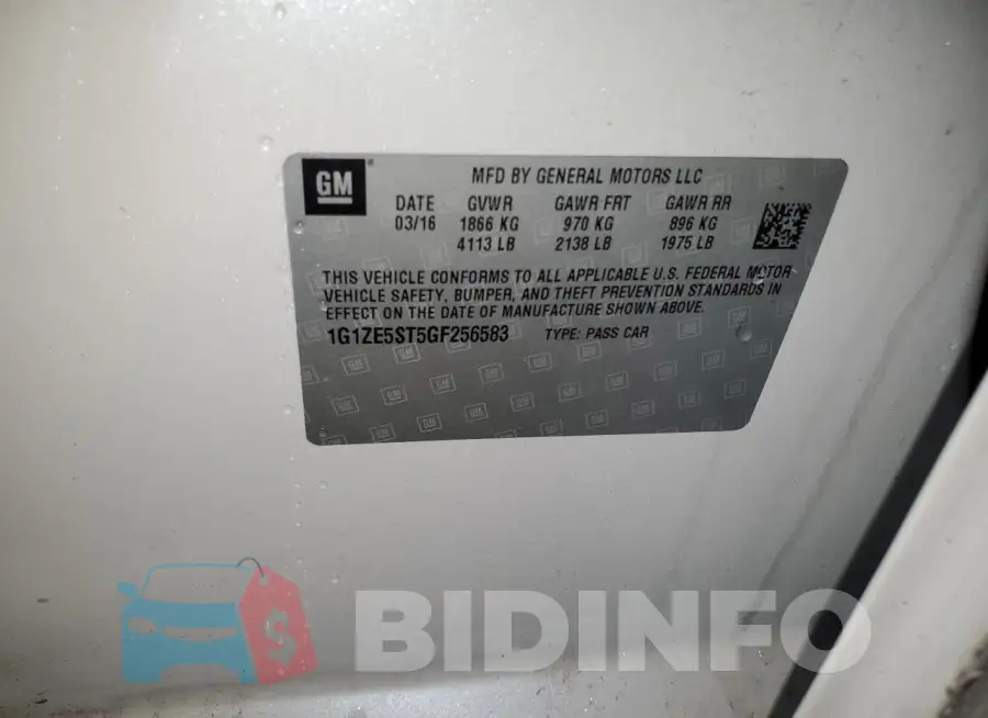 1G1ZE5ST5GF256583 Photo# 12