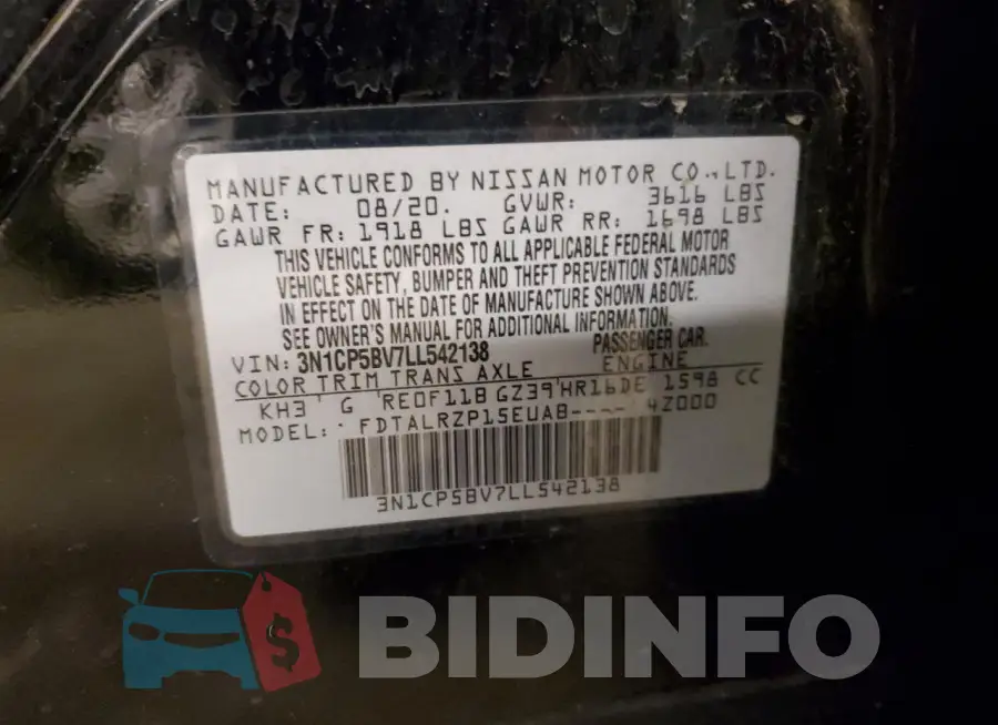 3N1CP5BV7LL542138 Photo# 12
