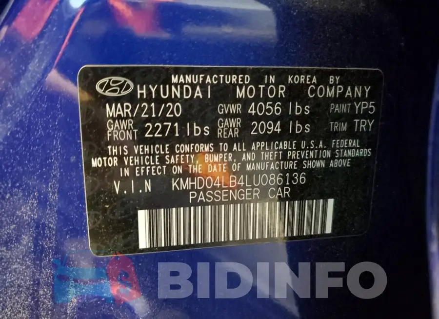 KMHD04LB4LU086136 Photo# 12
