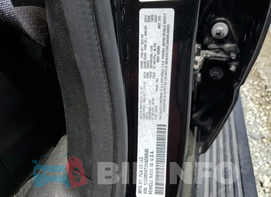 1C6SRFHT8NN290540 Photo# 12