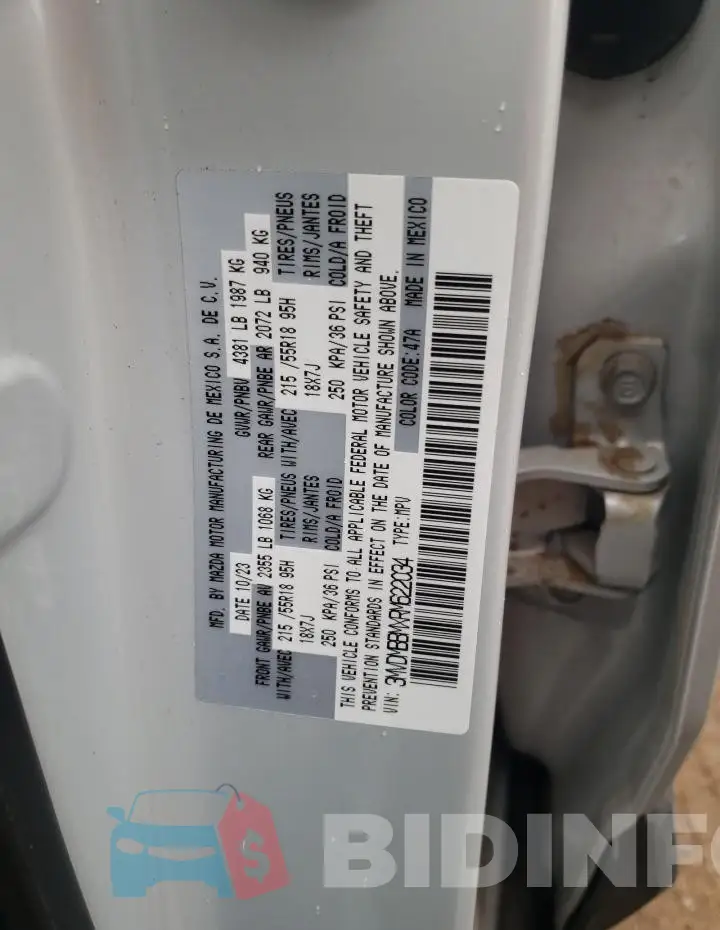 3MVDMBBMXRM622034 Photo# 14