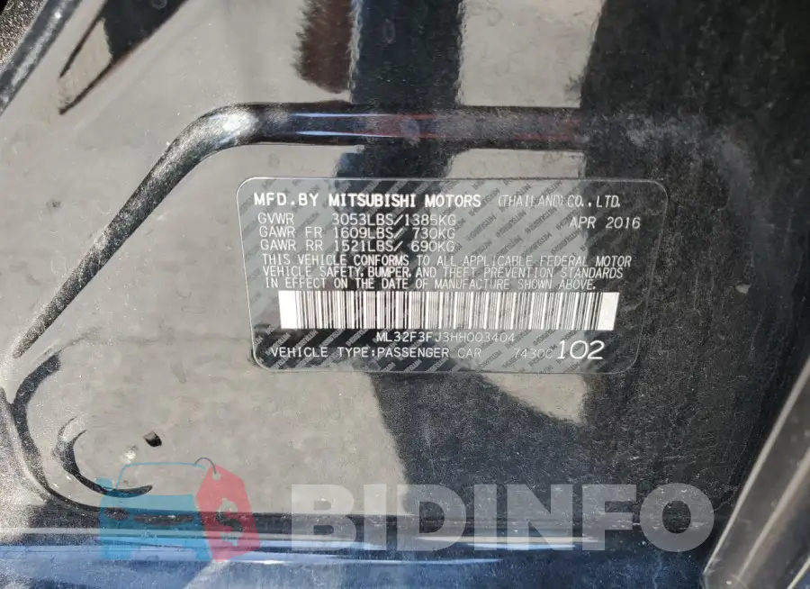 ML32F3FJ3HH003404 Photo# 12