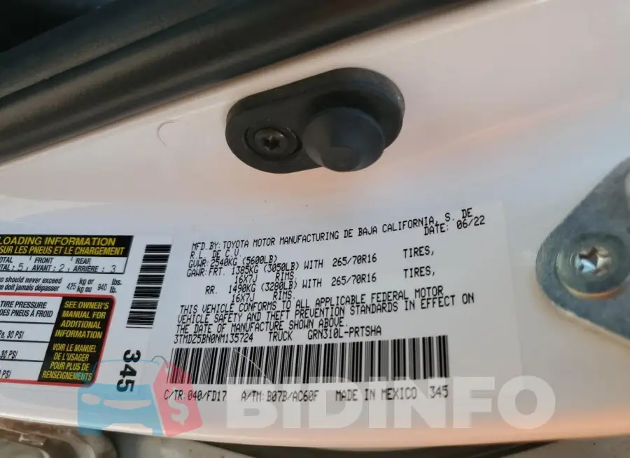 3TMDZ5BN0NM135724 Photo# 12