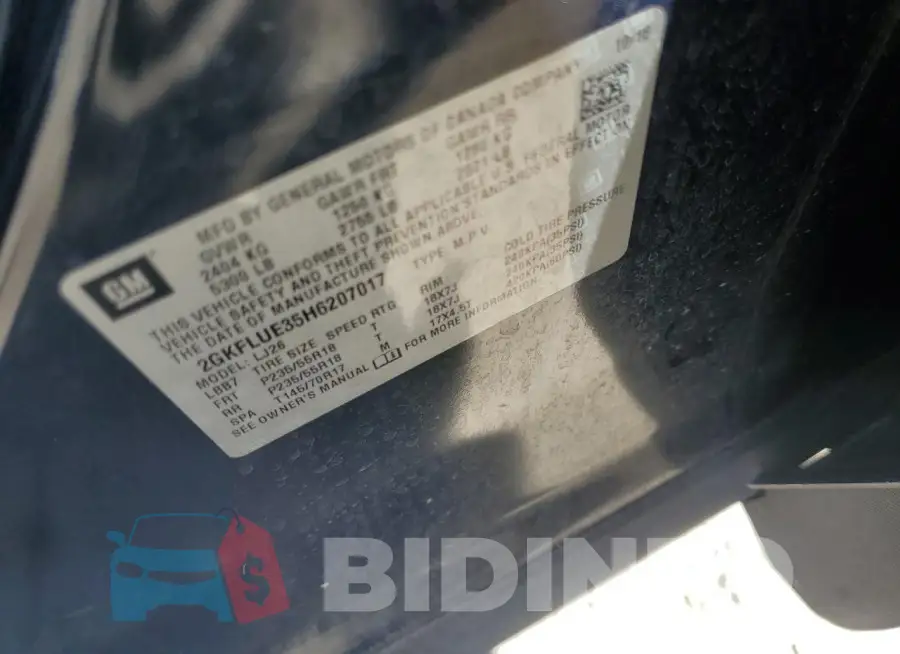 2GKFLUE35H6207017 Photo# 12