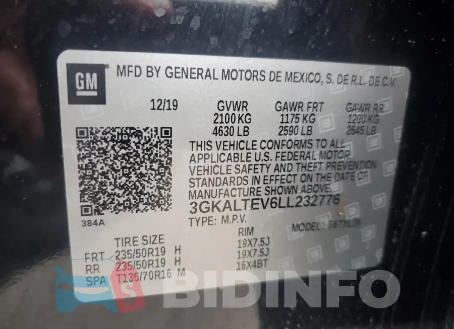3GKALTEV6LL232776 Photo# 12