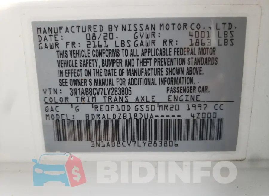 3N1AB8CV7LY283806 Photo# 12