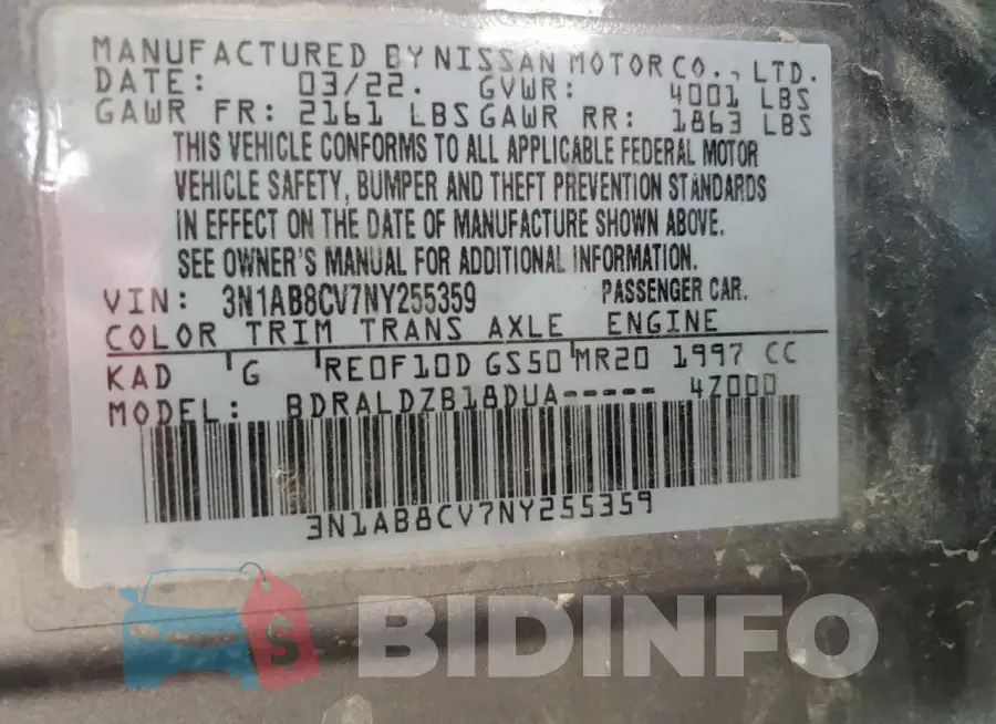 3N1AB8CV7NY255359 Photo# 12