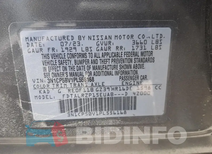 3N1CP5BV1PL556168 Photo# 13