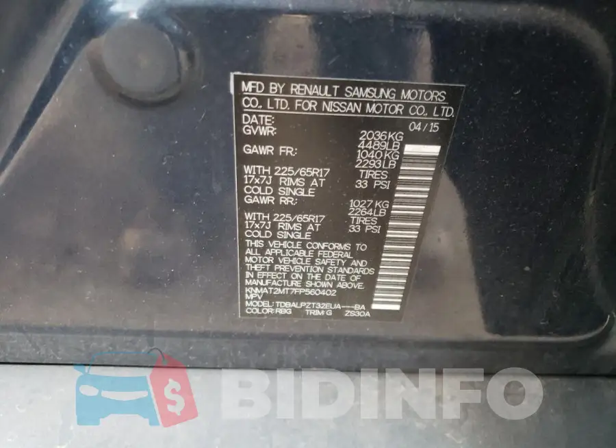 KNMAT2MT7FP560402 Photo# 12