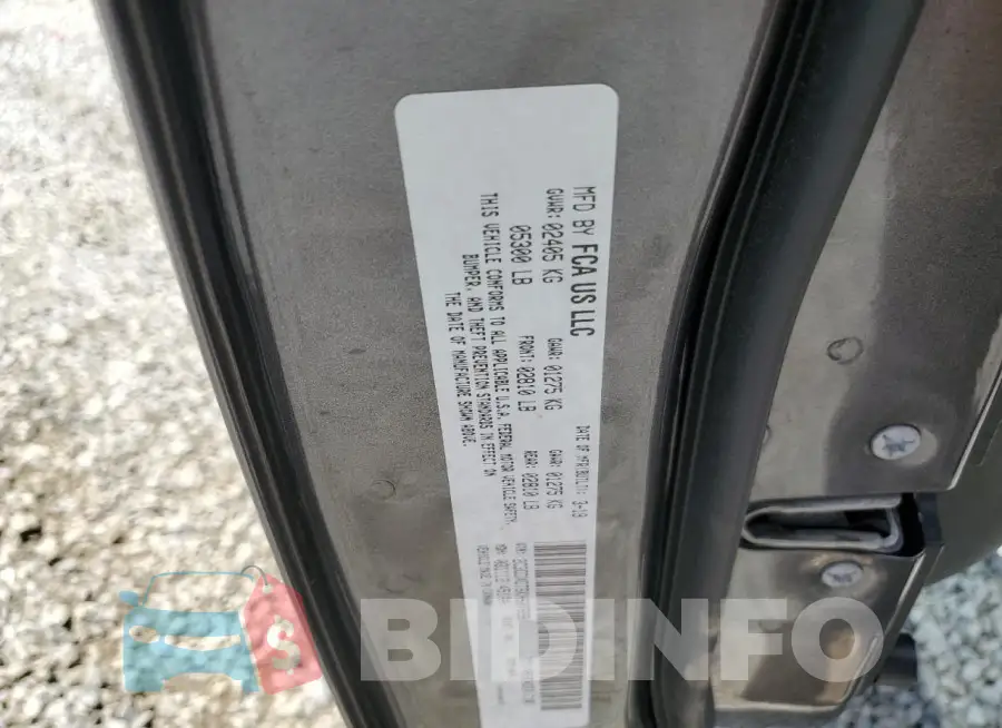 2C3CDXCT6KH607698 Photo# 13
