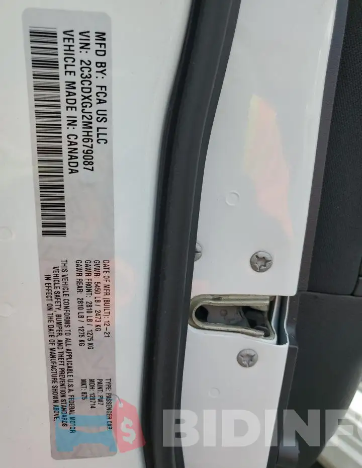 2C3CDXGJ2MH679087 Photo# 12