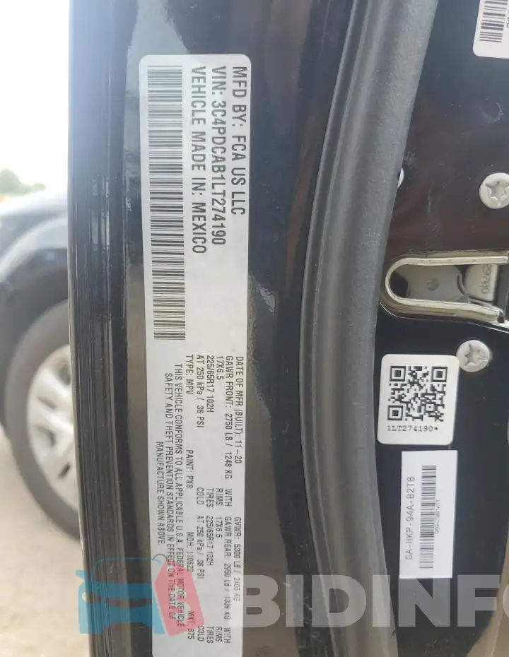 3C4PDCAB1LT274190 Photo# 13