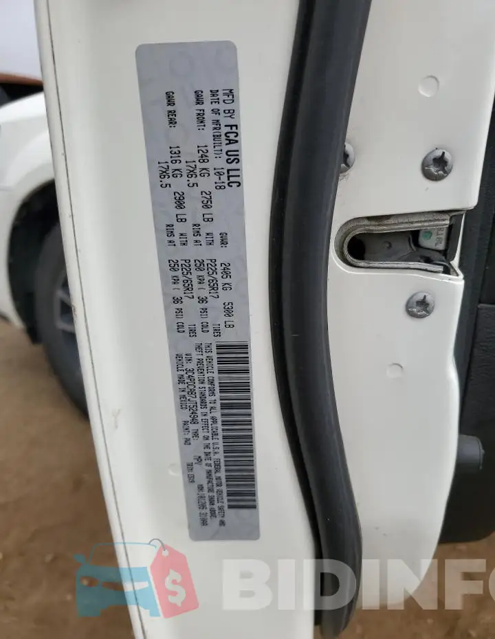 3C4PDCAB7JT524948 Photo# 13