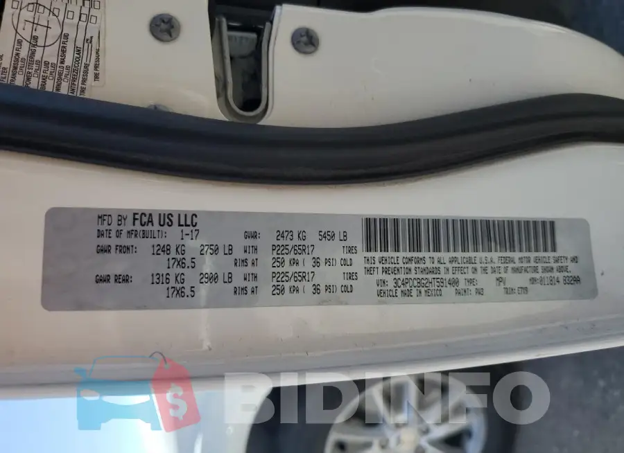 3C4PDCBG2HT591400 Photo# 12