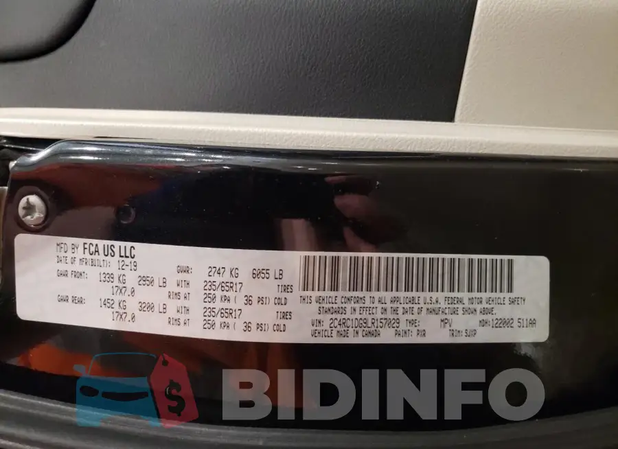 2C4RC1DG9LR157029 Photo# 13