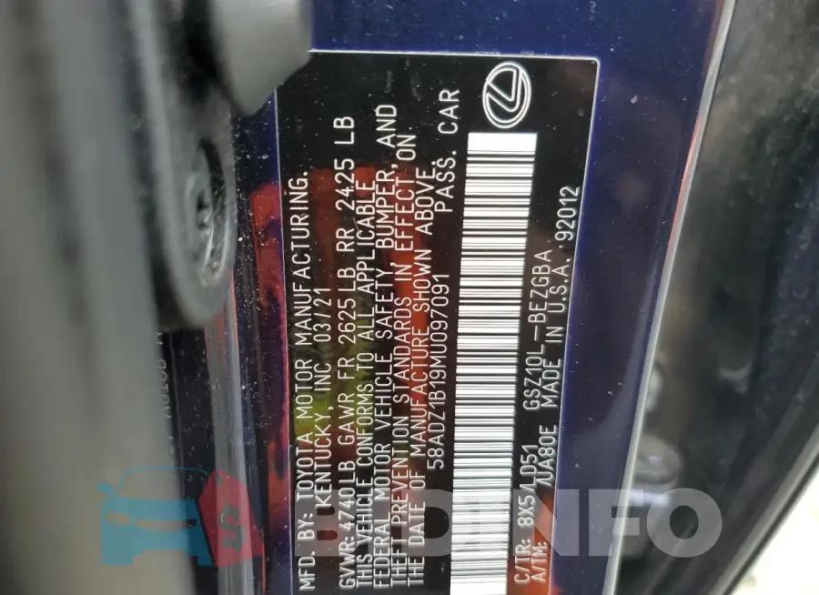 58ADZ1B19MU097091 Photo# 12