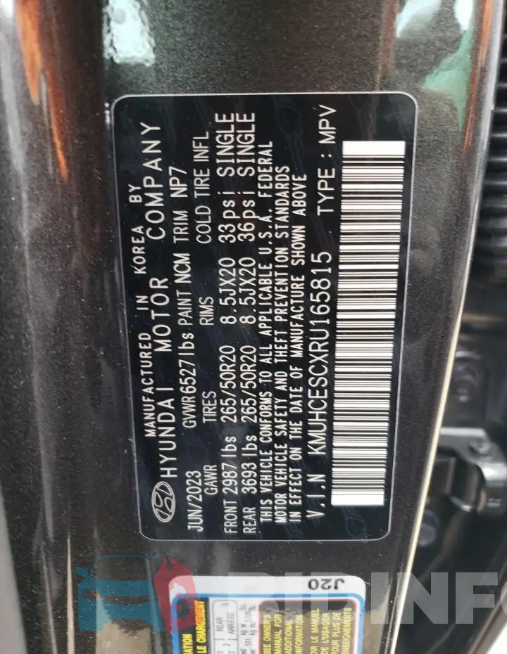 KMUHCESCXRU165815 Photo# 13