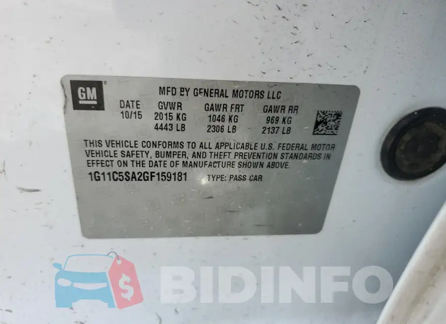 1G11C5SA2GF159181 Photo# 12