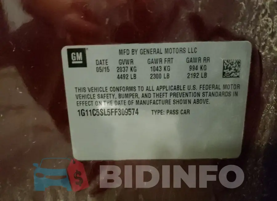 1G11C5SL5FF309574 Photo# 12
