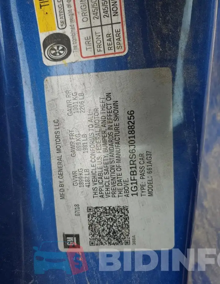 1G1FB1RS6J0188256 Photo# 12