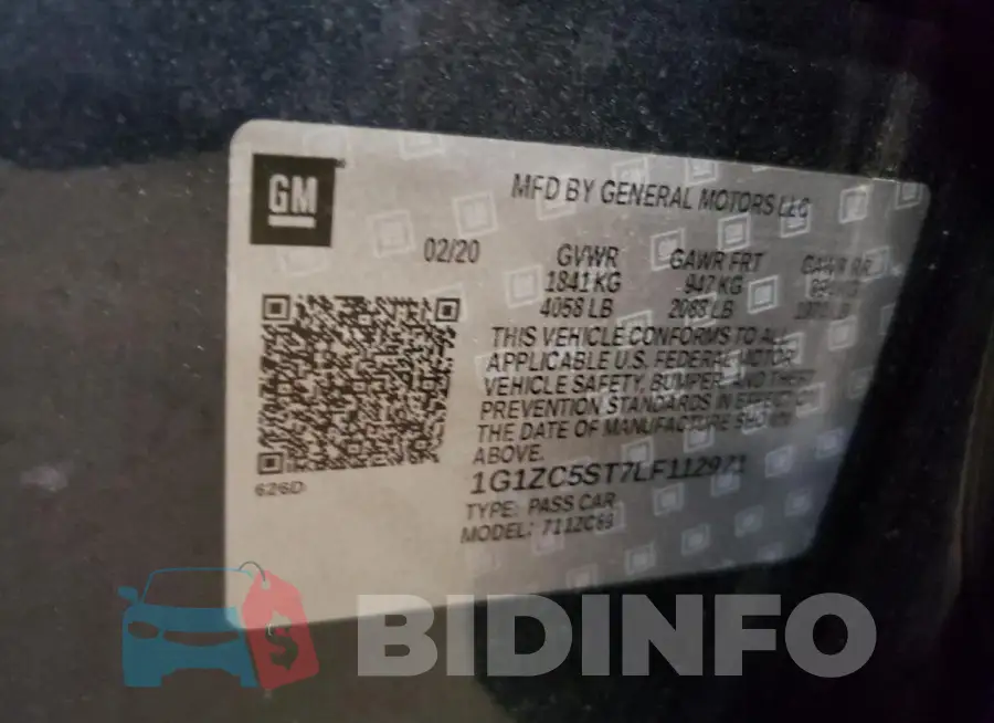 1G1ZC5ST7LF112971 Photo# 12