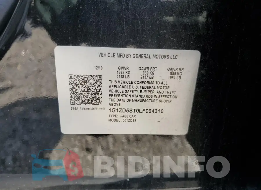 1G1ZD5ST0LF064310 Photo# 12