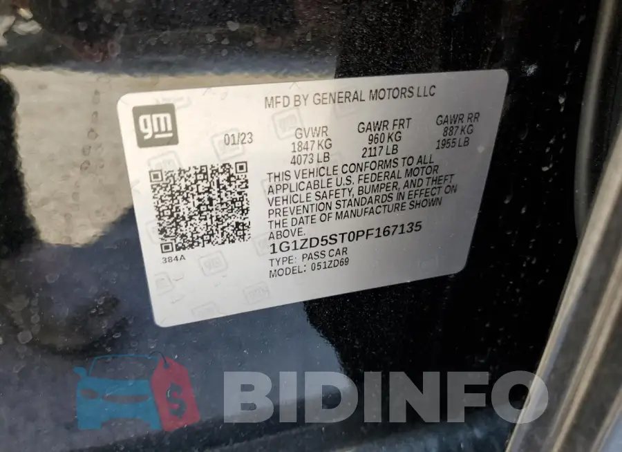 1G1ZD5ST0PF167135 Photo# 13