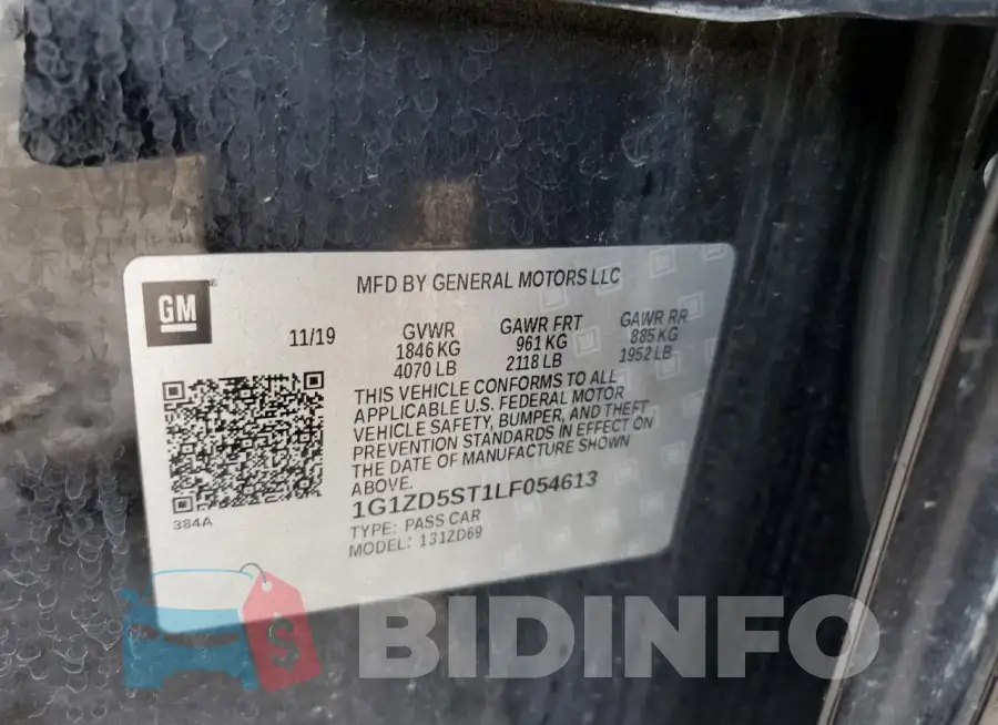 1G1ZD5ST1LF054613 Photo# 12
