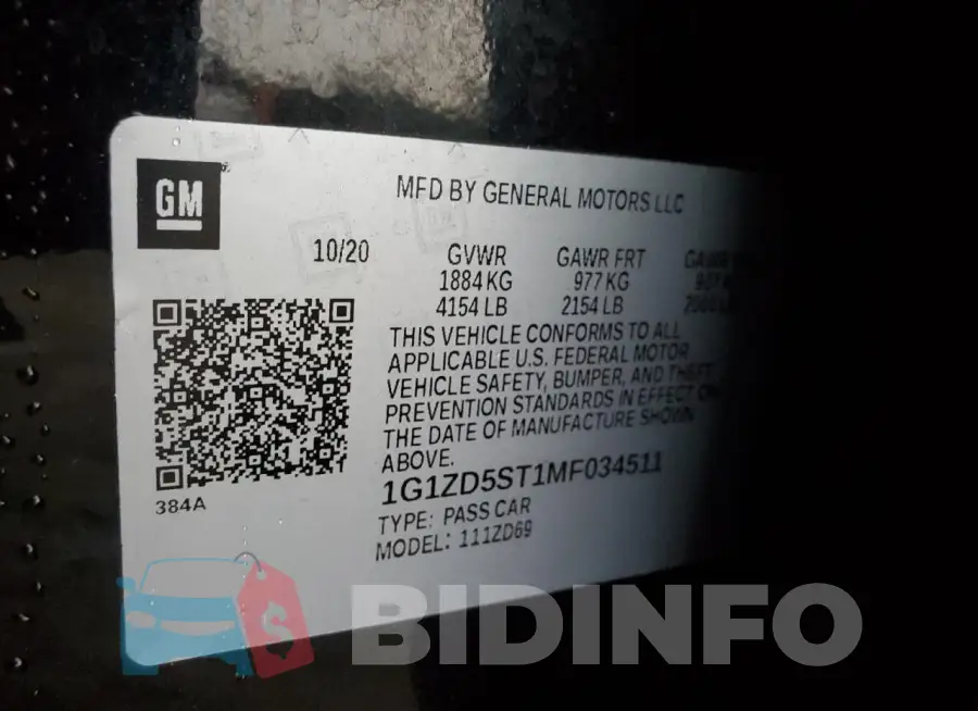 1G1ZD5ST1MF034511 Photo# 12