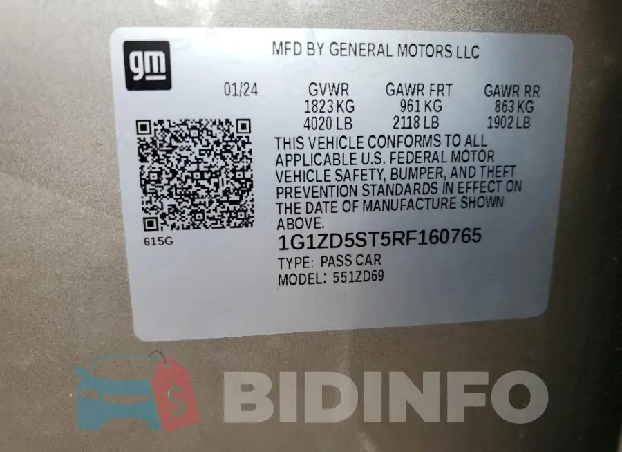 1G1ZD5ST5RF160765 Photo# 13