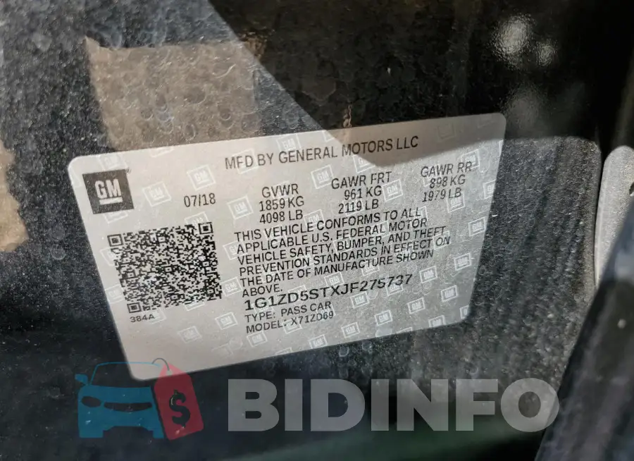 1G1ZD5STXJF275737 Photo# 12