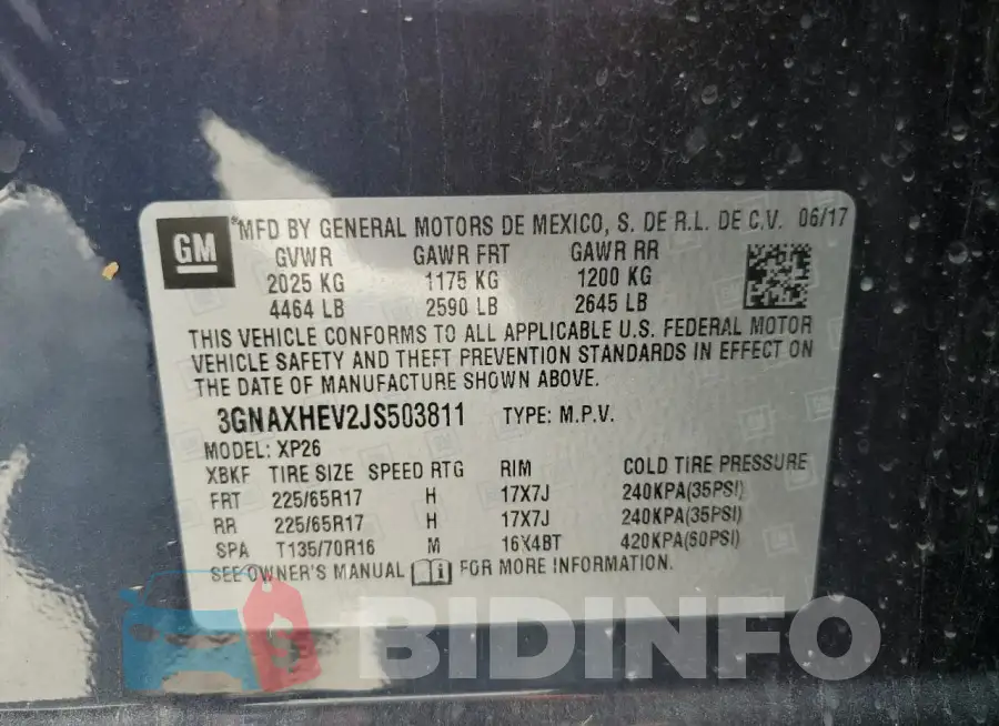 3GNAXHEV2JS503811 Photo# 12