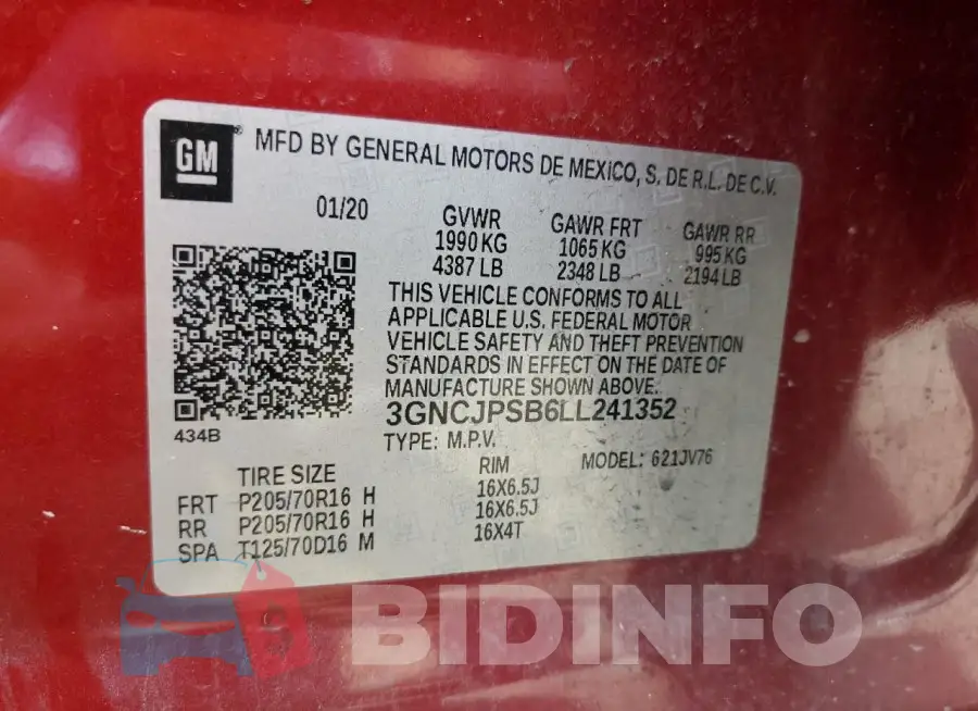 3GNCJPSB6LL241352 Photo# 13
