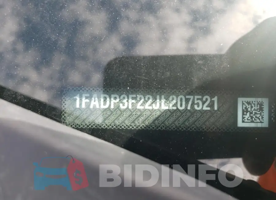 1FADP3F22JL207521 Photo# 12