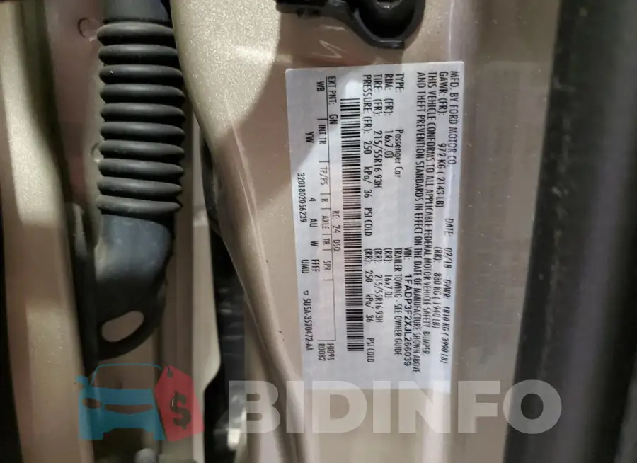 1FADP3F2XJL266039 Photo# 12
