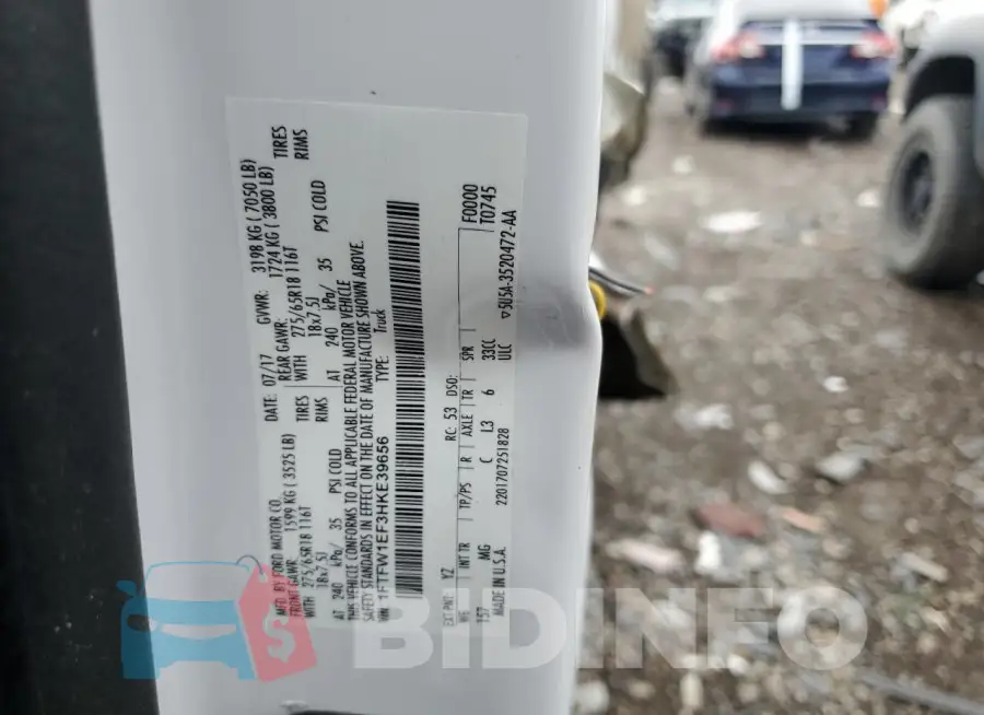 1FTFW1EF3HKE39656 Photo# 12