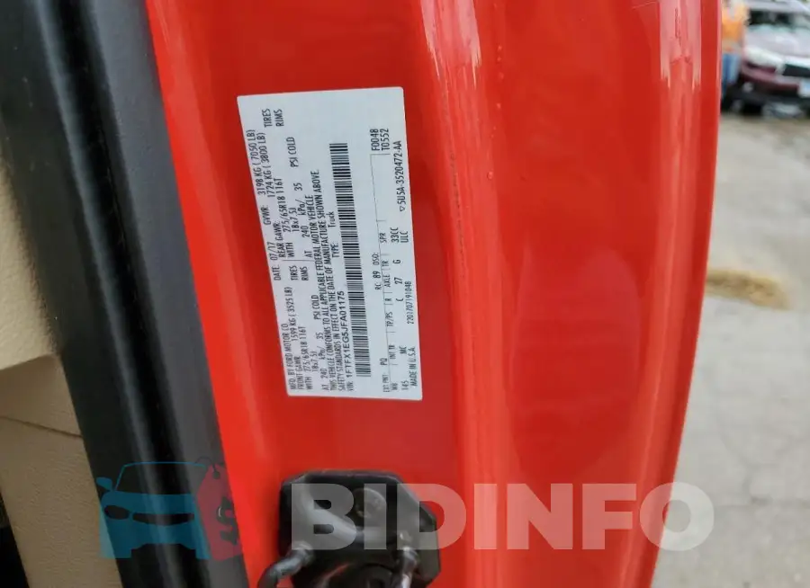 1FTFX1EG5JFA01175 Photo# 12
