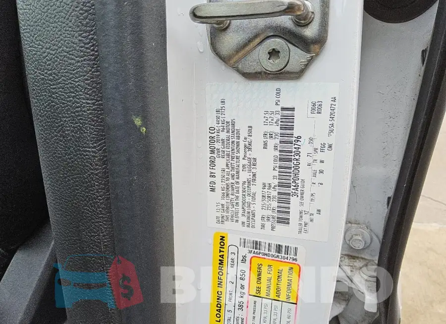 3FA6P0HD0GR304796 Photo# 12