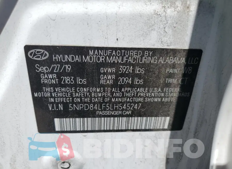 5NPD84LF5LH545247 Photo# 13