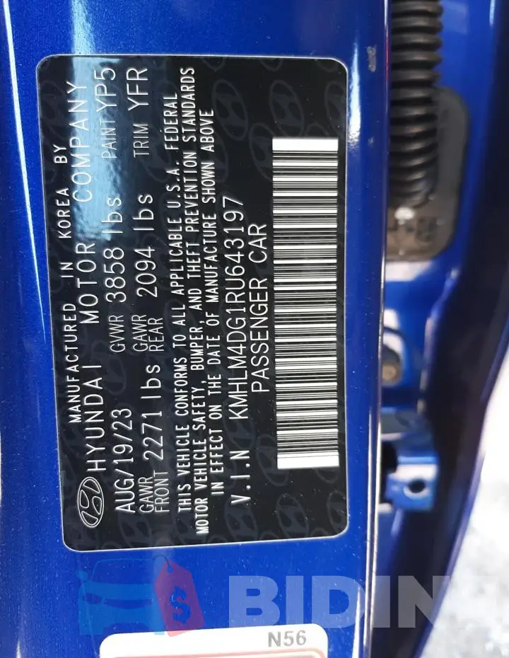 KMHLM4DG1RU643197 Photo# 12