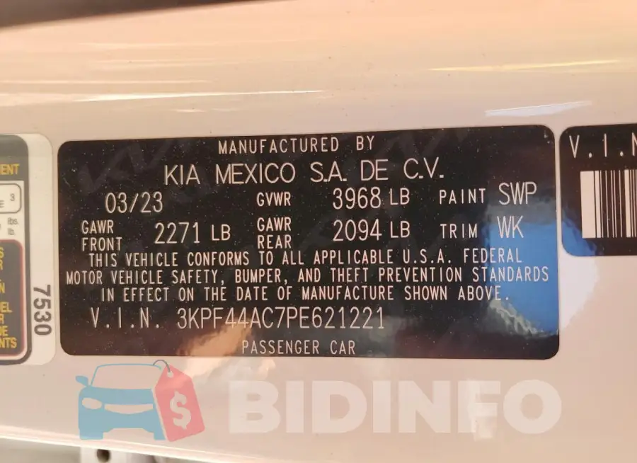 3KPF44AC7PE621221 Photo# 12