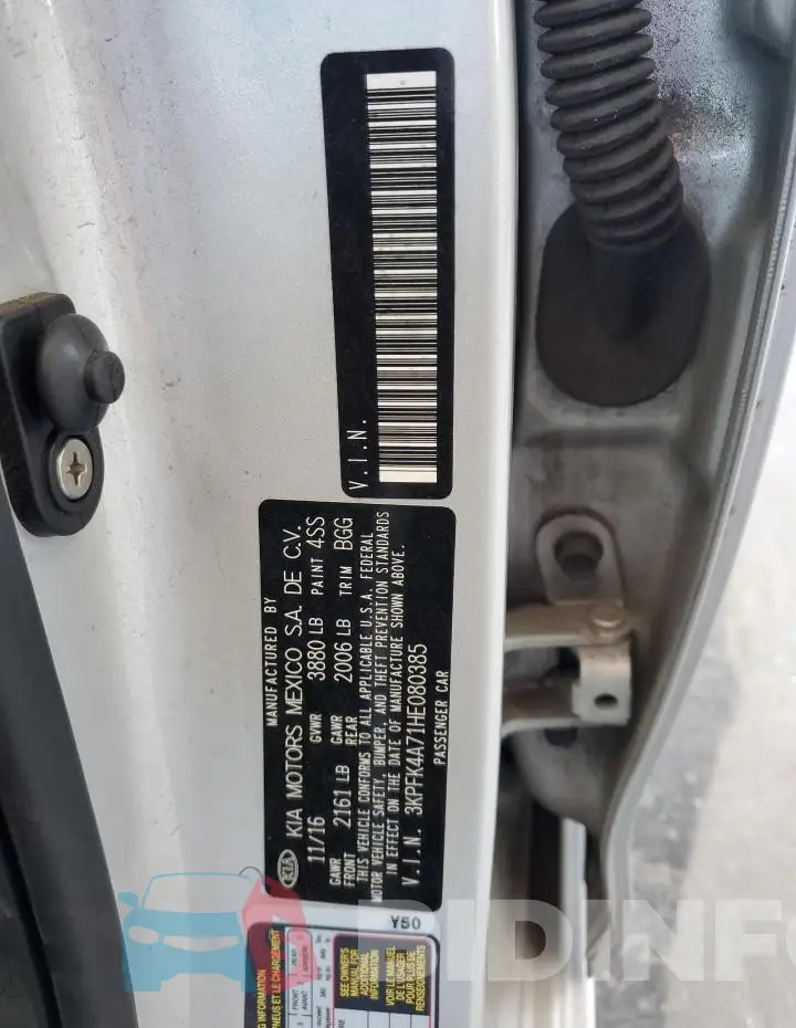3KPFK4A71HE080385 Photo# 12
