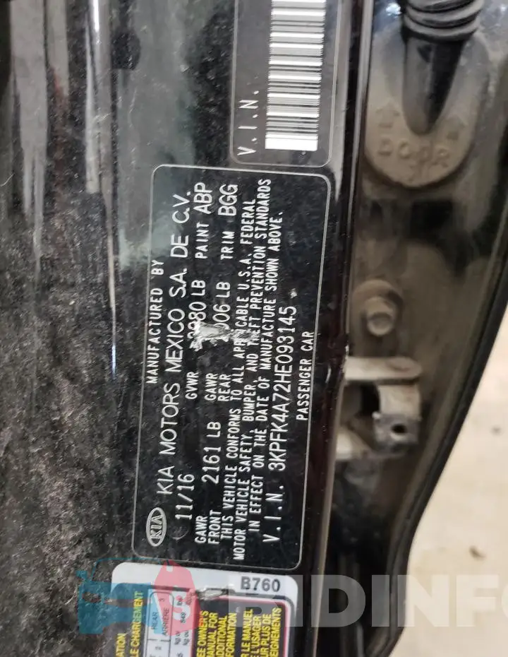 3KPFK4A72HE093145 Photo# 12